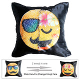 Reversible Decorative Emoji Pillow